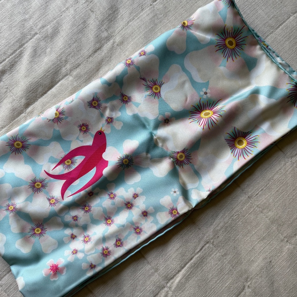 Van Cleef & Arpels Floral Silk Scarf Rare Collectable